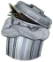 Cubo de basura señorial Smol Icon